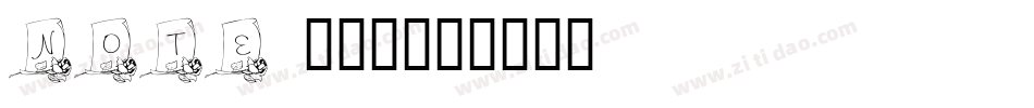 NOTE 筆記本字体转换